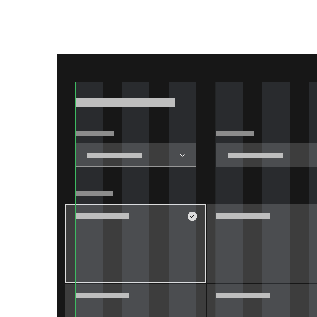 Do keep all type (inside and outside containers) aligned with the column grid.